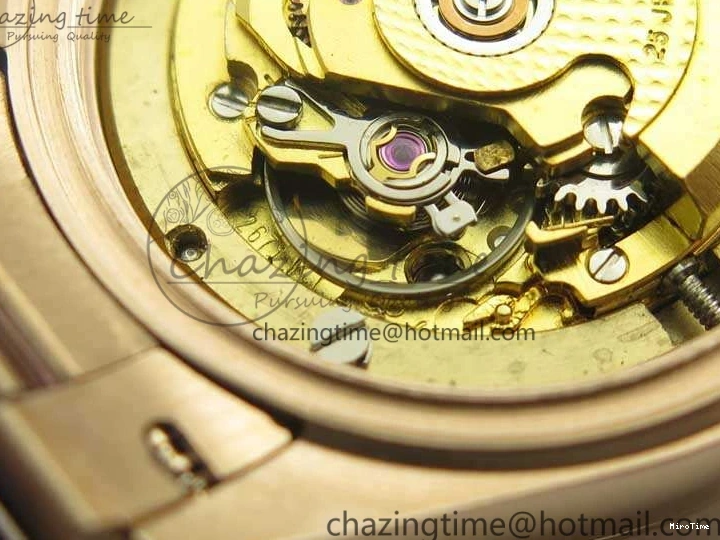 MiroTime 0412 DateJust 28mm RG BP Maker Best Edition Brown Diam Dial Fluted Bezel On RG Bracelet ETA TopPick 3441